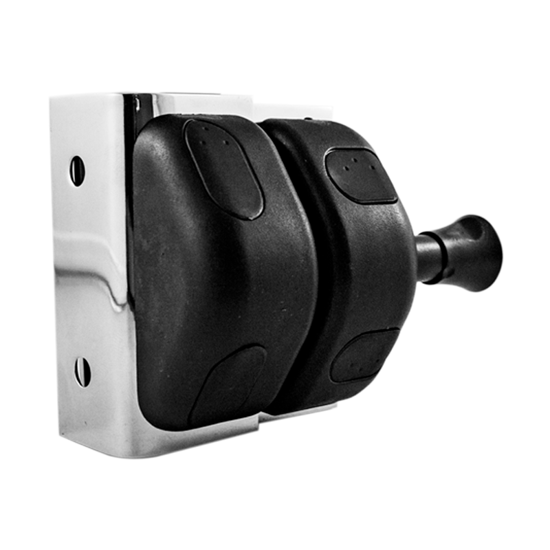 Friction Latch Glass-to-Wall (Square Edge) - Polished